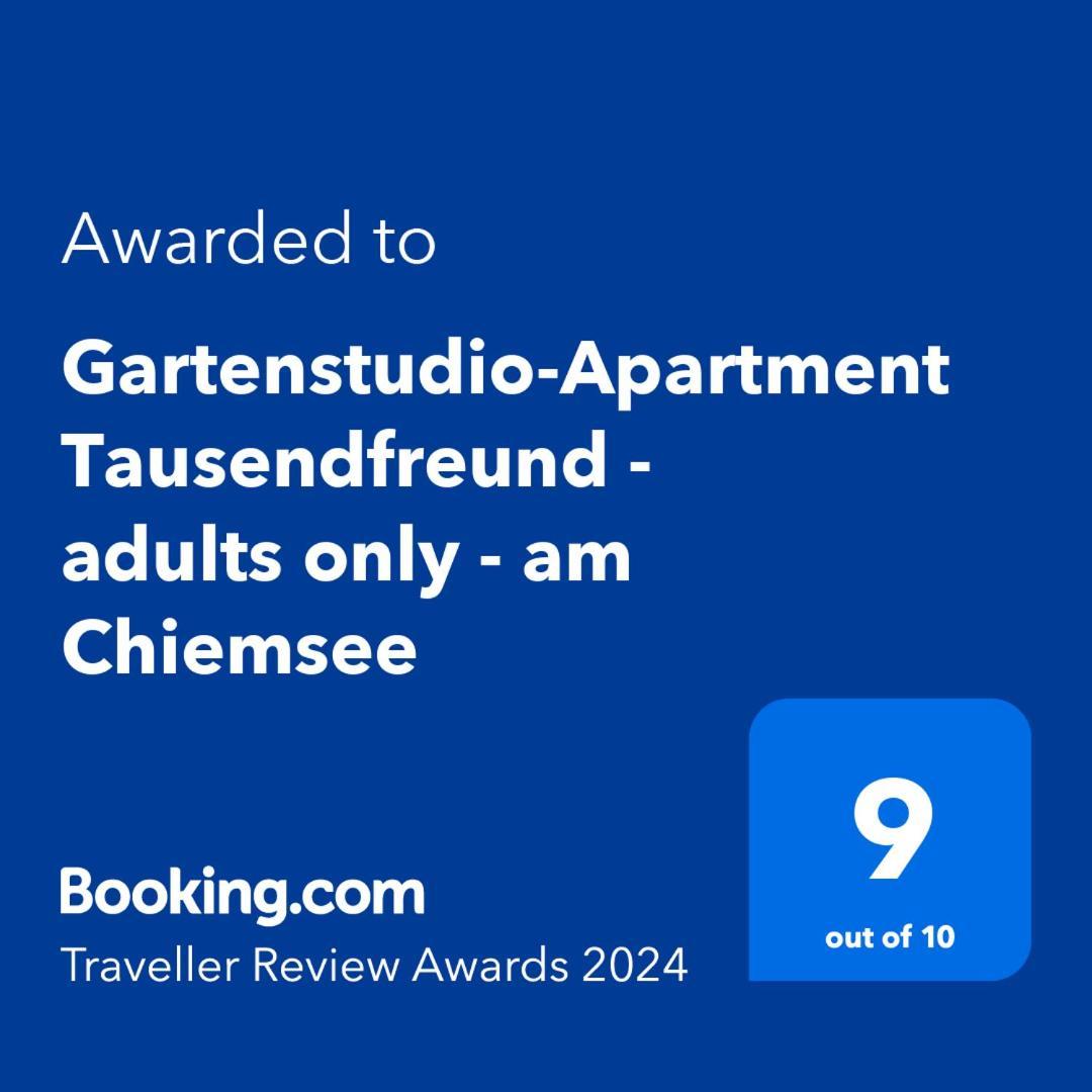 Gartenstudio-Apartment Tausendfreund - Adults Only - Am Chiemsee Breitbrunn am Chiemsee Exterior photo